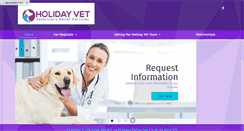 Desktop Screenshot of holidayvet.com